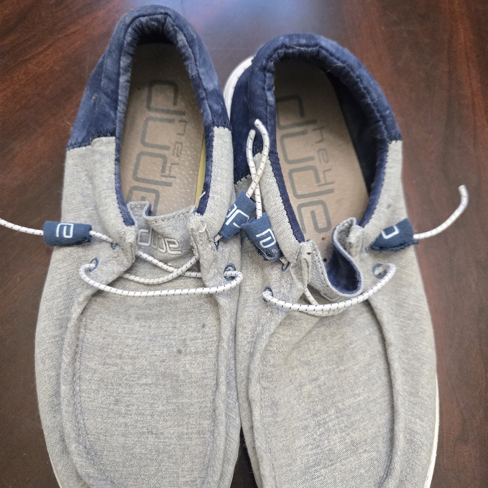 Hey Dude Men's Gray Casual Shoes